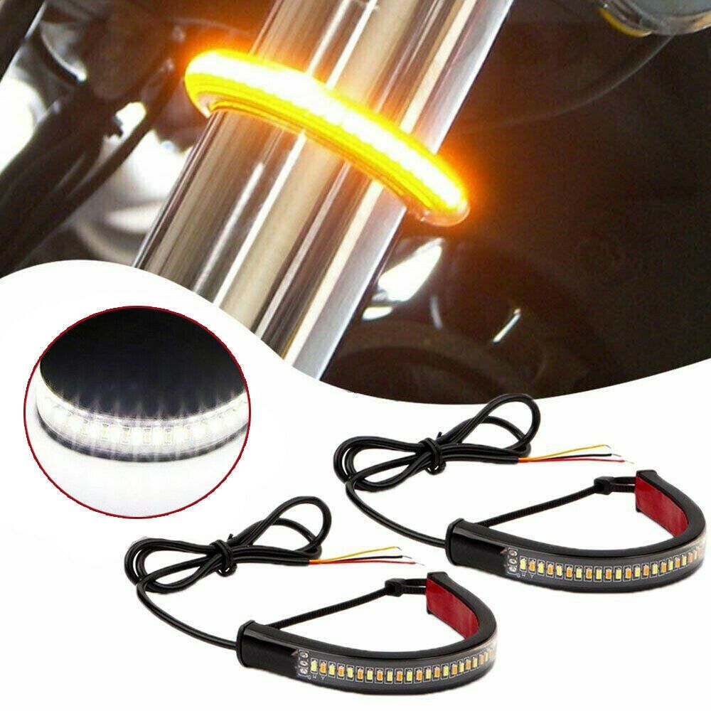 1pc12V LED motorcycle turn signals and DRL circular cross bar flashing flasher amber white motorcycle flasherv