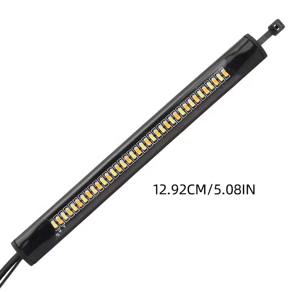 1pc12V LED motorcycle turn signals and DRL circular cross bar flashing flasher amber white motorcycle flasherv