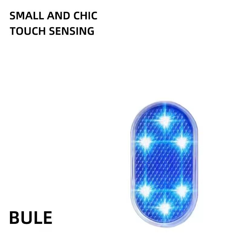 2pcs Led Car Interior Door Light USB Charging Automobile Welcome Lights Magnetic Anti-collision Signal Lamp