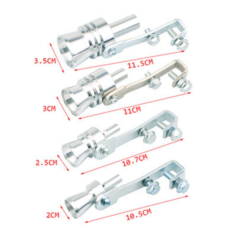 Universal Car Turbo Whistle Car Refitting Turbo Whistle Exhaust Pipe Sound Turbo Tail E-418