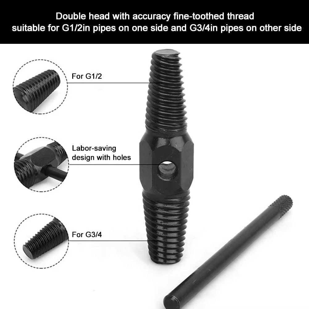 Portable 6pcs T-type Tap Wrench Set Drill Set Hand Tapping Tools Machine Screw Thread Tap Twist Bit M3/M4/M5/M6/M8  DIY Tool C-612