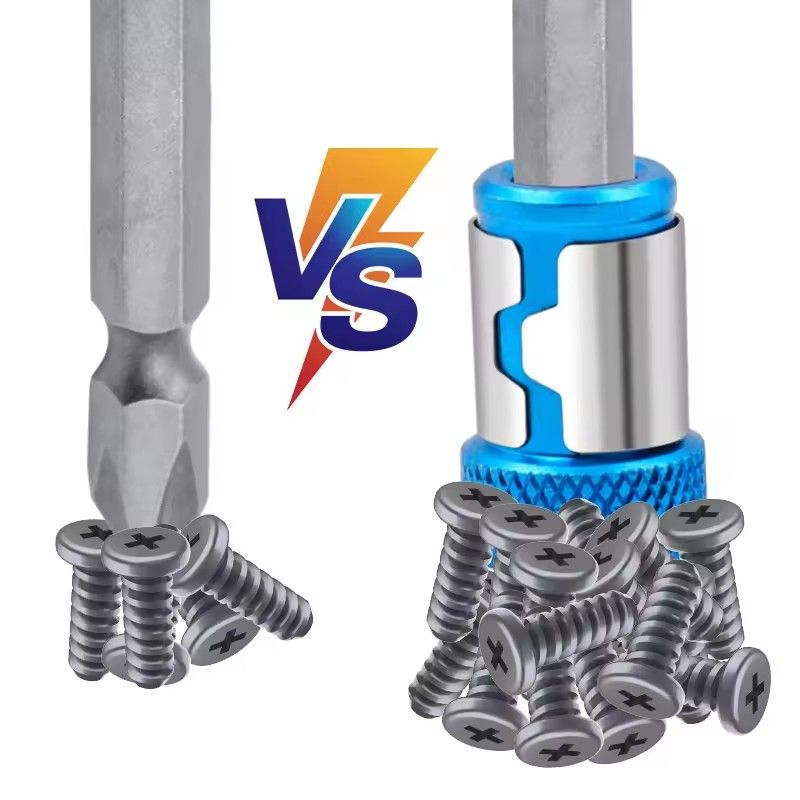 1/4 "drill bit with universal magnetic ring magnet, strong magnetic ring, strong magnetization electric screwdriver bit