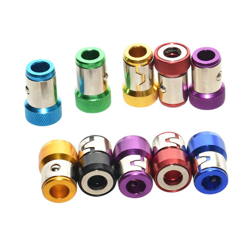 1/4 "drill bit with universal magnetic ring magnet, strong magnetic ring, strong magnetization electric screwdriver bit