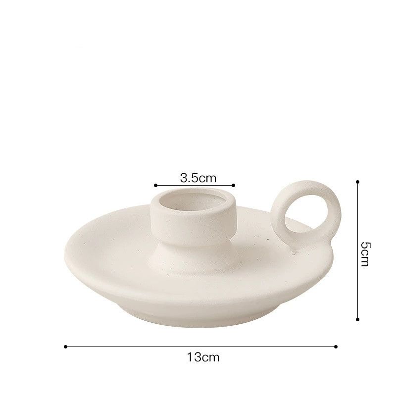 Modern Simple Ceramic Art Vase Dried Flowers Flower Arrangement Ornaments Living Room TV Cabinet Bedroom Desktop Home Decoration