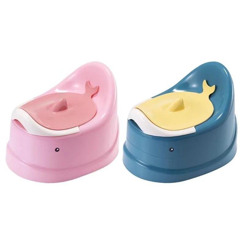 1pcToddler Potty Baby Toilet Trainer Portable Training Toilet For Travel Stable And Safe Oval Bottom Design Non Slip Potty For