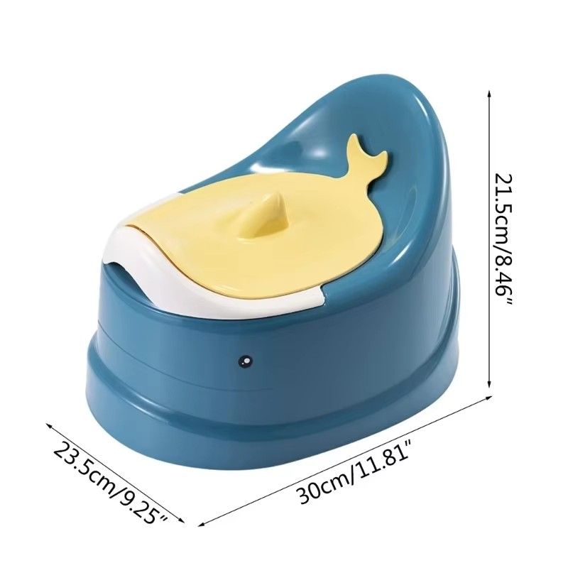 1pcToddler Potty Baby Toilet Trainer Portable Training Toilet For Travel Stable And Safe Oval Bottom Design Non Slip Potty For