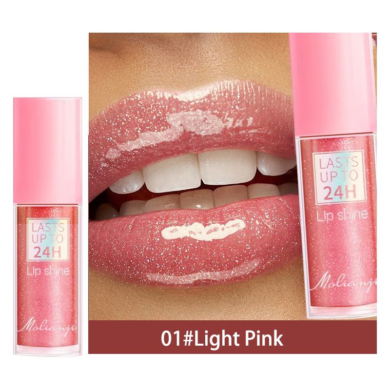 1pc Diamond Shining Lip Gloss Durable Waterproof Liquid Lipstick Pearl Shining Lip Gloss Shining Lip Makeup view 10