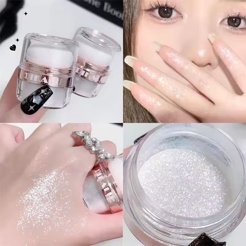 1pc Shining Fairy Highlighting Body Shining Powder Clavicle Beating Powder Shining Powder Makeup