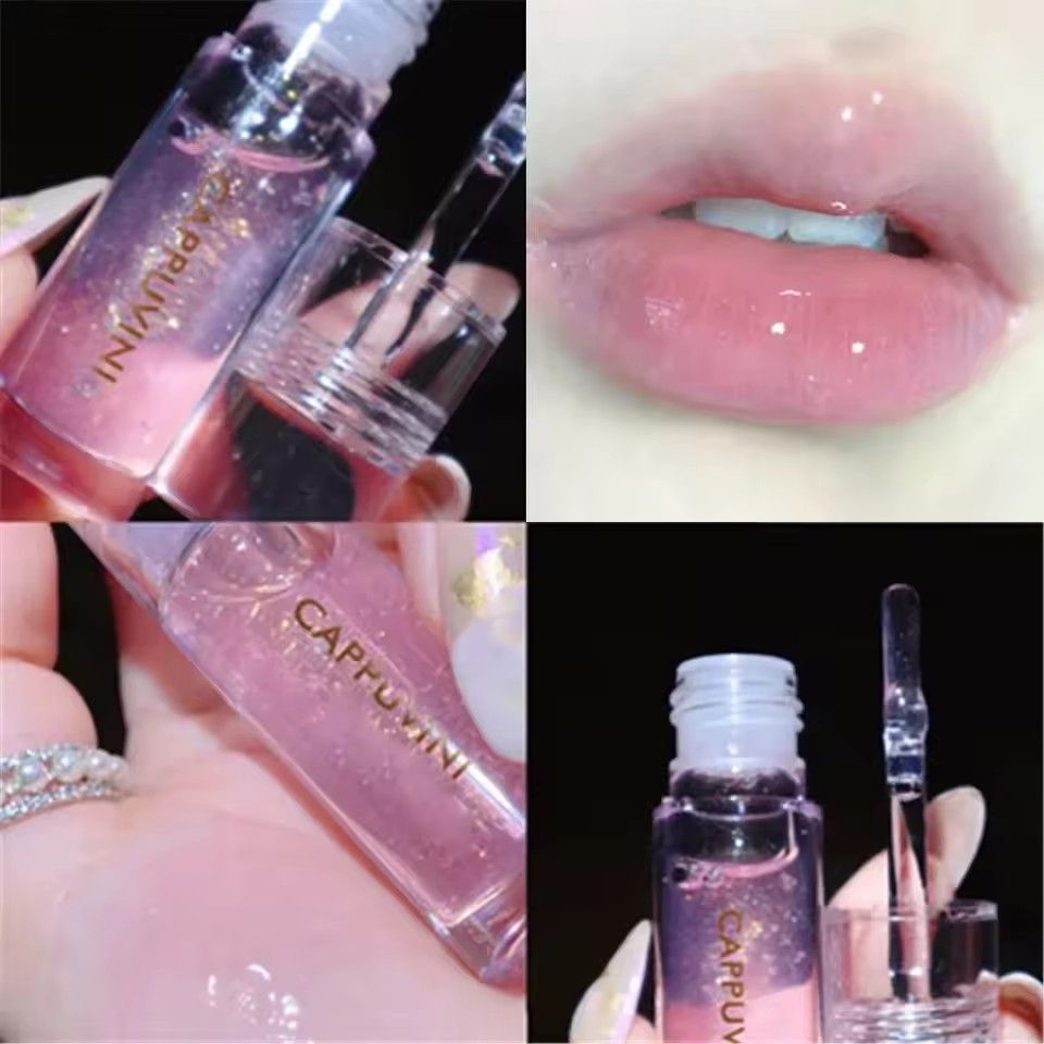 1pc Transparent Crystal Jelly Lip Gloss Mirror Moisturizing lipstick Gloss Liquid Lip Gloss Lip Gloss view 5