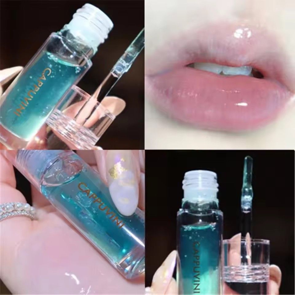 1pc Transparent Crystal Jelly Lip Gloss Mirror Moisturizing lipstick Gloss Liquid Lip Gloss Lip Gloss view 8