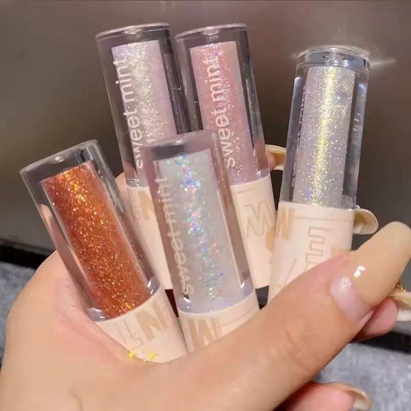 1pc liquid eye shadow pearl eyeliner glitter sequin silkworm fluorescent powder