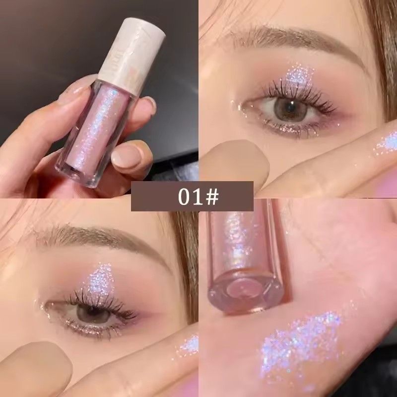 1pc liquid eye shadow pearl eyeliner glitter sequin silkworm fluorescent powder