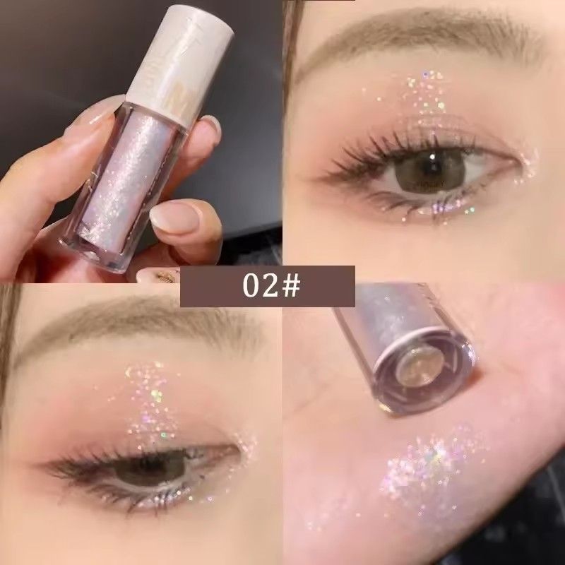1pc liquid eye shadow pearl eyeliner glitter sequin silkworm fluorescent powder