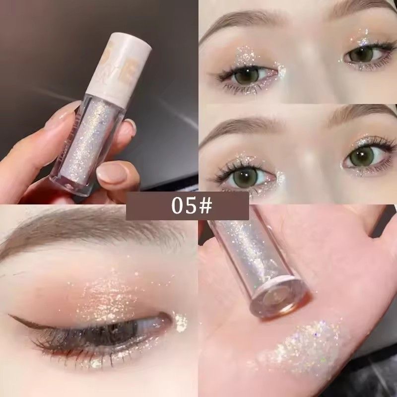 1pc liquid eye shadow pearl eyeliner glitter sequin silkworm fluorescent powder