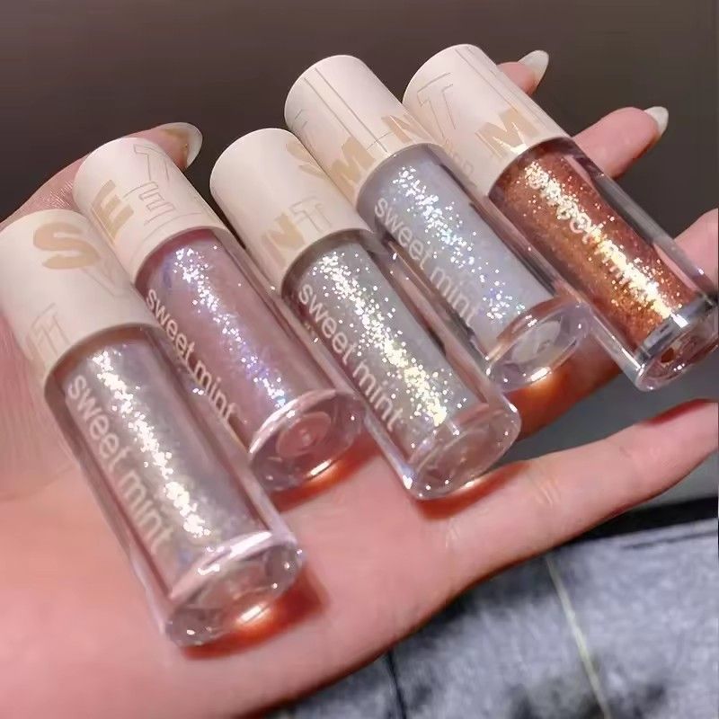 1pc liquid eye shadow pearl eyeliner glitter sequin silkworm fluorescent powder