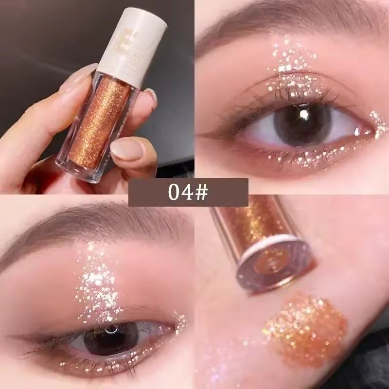 1pc liquid eye shadow pearl eyeliner glitter sequin silkworm fluorescent powder