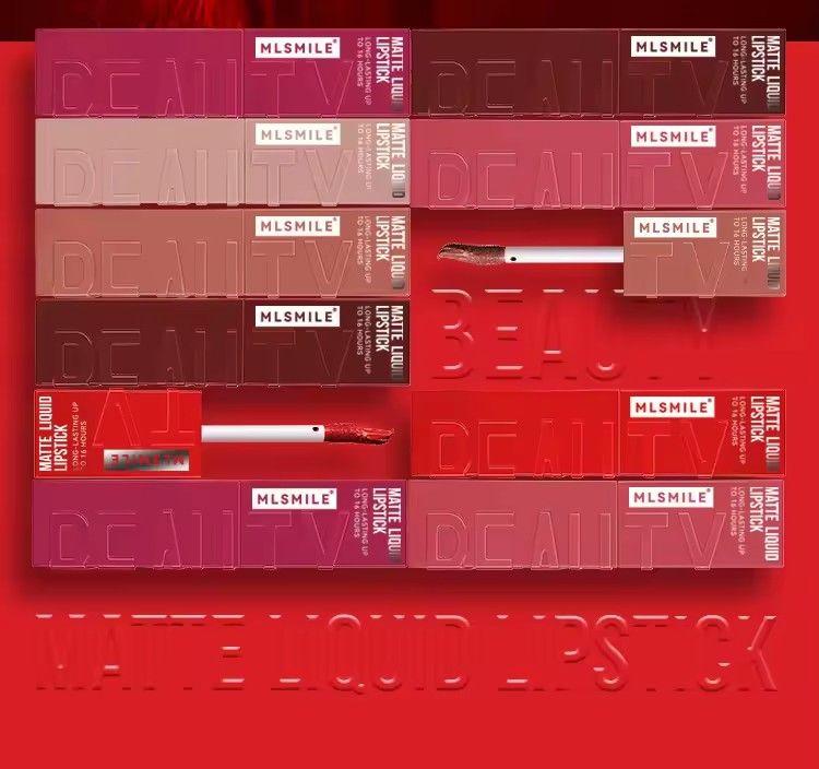 1pc 6-color non stick cup gloss lip gloss matte liquid frosted lipstick waterproof long-lasting color liquid view 3
