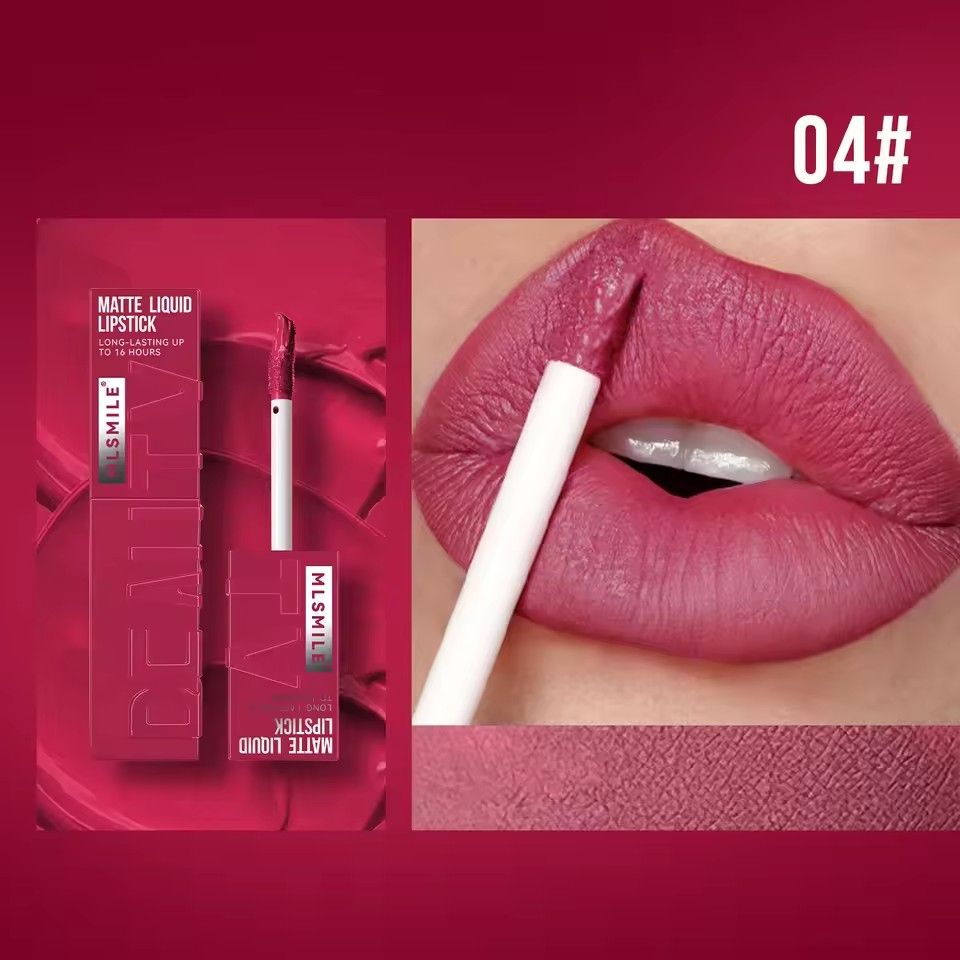 1pc 6-color non stick cup gloss lip gloss matte liquid frosted lipstick waterproof long-lasting color liquid view 8