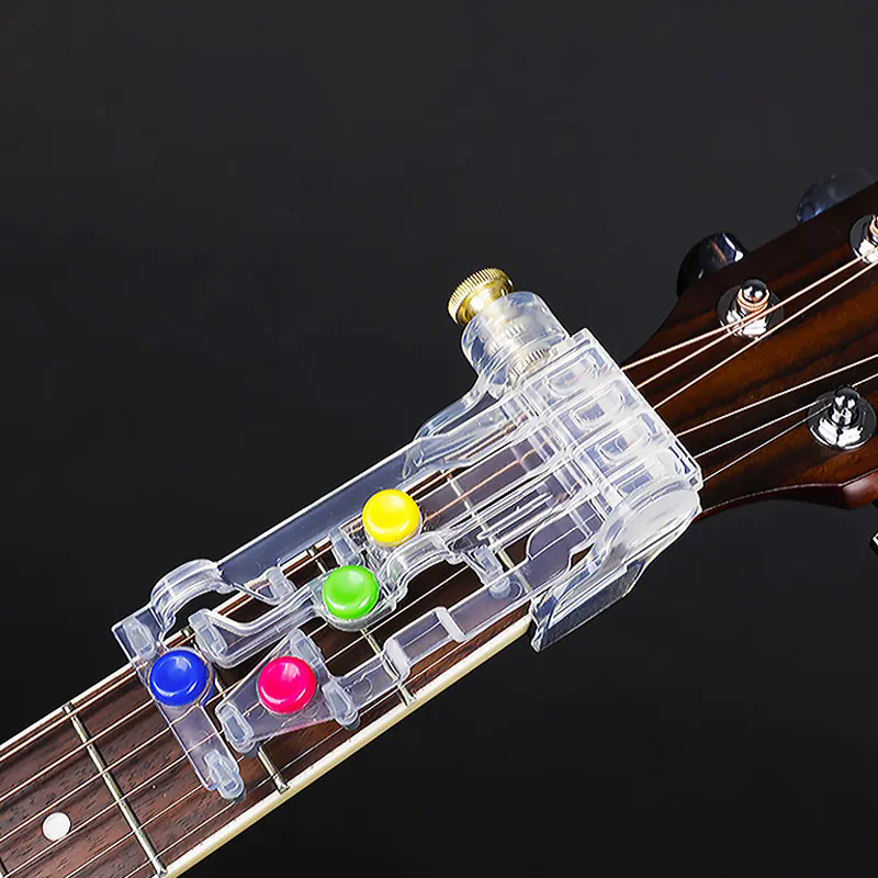 1set Guitar Beginner Training Chord Learning Tool Finger Painless Attachment Practice Accessories