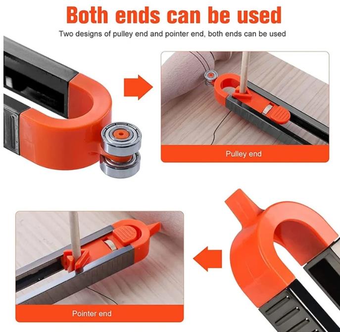 Profilometer Marking Tool, Irregular Shape Duplicator, Suitable for Woodworking Measurement Carpet Tile Laying