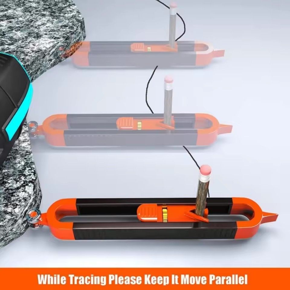 Profilometer Marking Tool, Irregular Shape Duplicator, Suitable for Woodworking Measurement Carpet Tile Laying