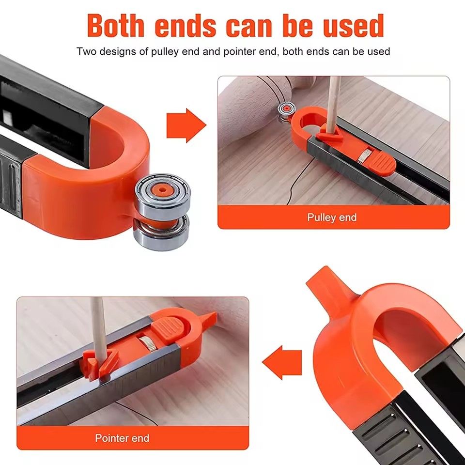 Profilometer Marking Tool, Irregular Shape Duplicator, Suitable for Woodworking Measurement Carpet Tile Laying
