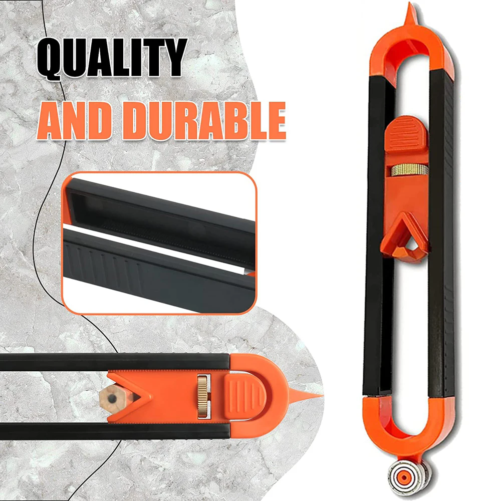 Profilometer Marking Tool, Irregular Shape Duplicator, Suitable for Woodworking Measurement Carpet Tile Laying