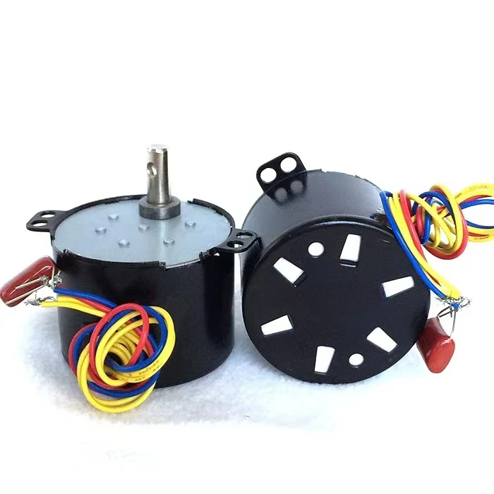 1PC 50KTYZ Permanent Magnet Synchronous Motor AC220V 2.5-50R/Min Low Speed Reducer Motors with Controllable Positive Negative