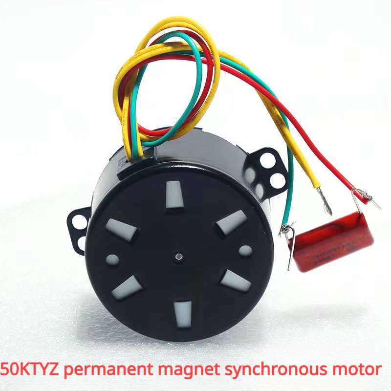 1PC 50KTYZ Permanent Magnet Synchronous Motor AC220V 2.5-50R/Min Low Speed Reducer Motors with Controllable Positive Negative
