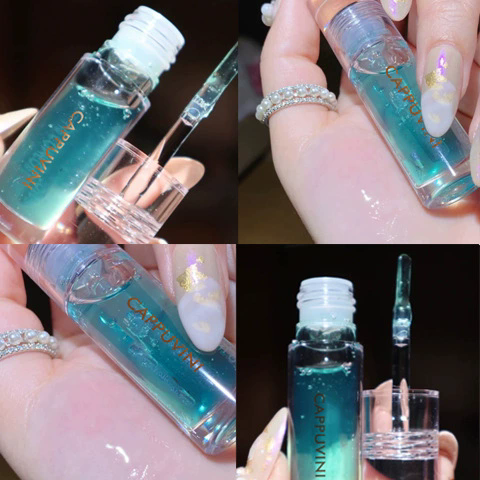 Cappuvini Ice Stick Shape Lip Oil Balm Transparent Texture Moisturizing Hydrating Luminous Lips Long-Lasting Moisture,B2-1021 view 8