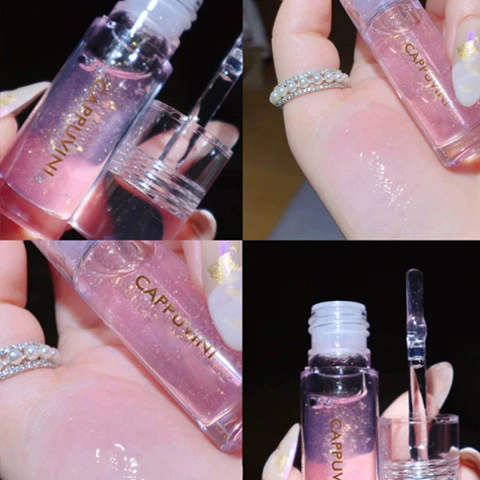 Cappuvini Ice Stick Shape Lip Oil Balm Transparent Texture Moisturizing Hydrating Luminous Lips Long-Lasting Moisture,B2-1021 view 7