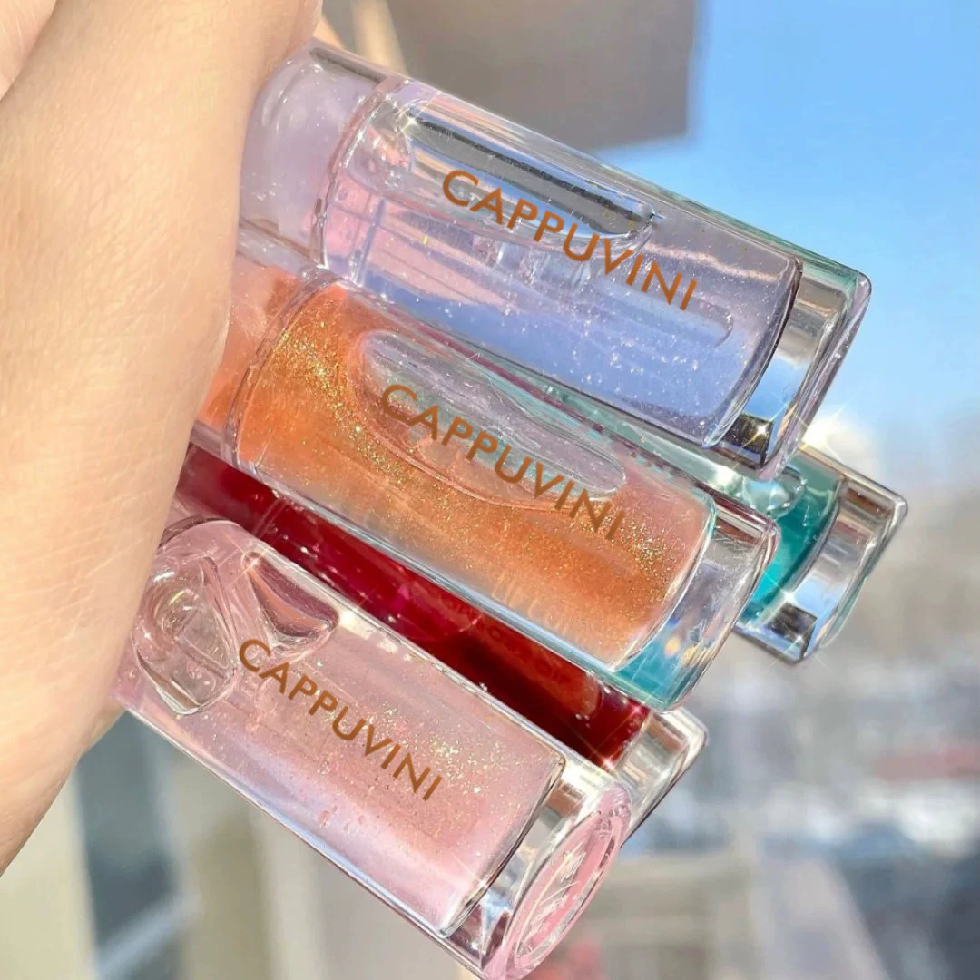 Cappuvini Ice Stick Shape Lip Oil Balm Transparent Texture Moisturizing Hydrating Luminous Lips Long-Lasting Moisture,B2-1021 view 3