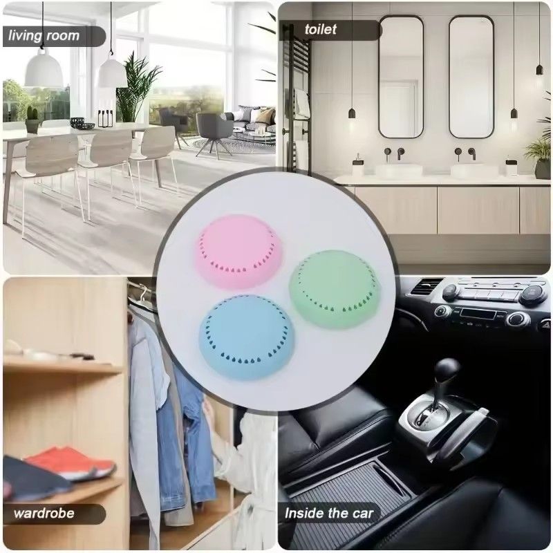 5pc Shell+5pc fragrance tablets Toilet Aromatherapy Fragrance Lasting Solid Air Freshener Bedroom Wardrobe Car Home Household C-638
