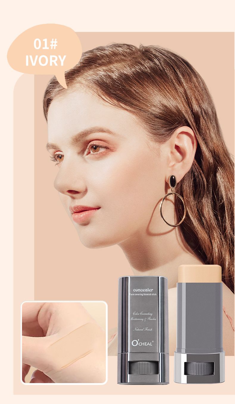 1pc eraser foundation make-up stick nose shadow repair cream concealer acne mark brightening skin liquid foundation B2-1015