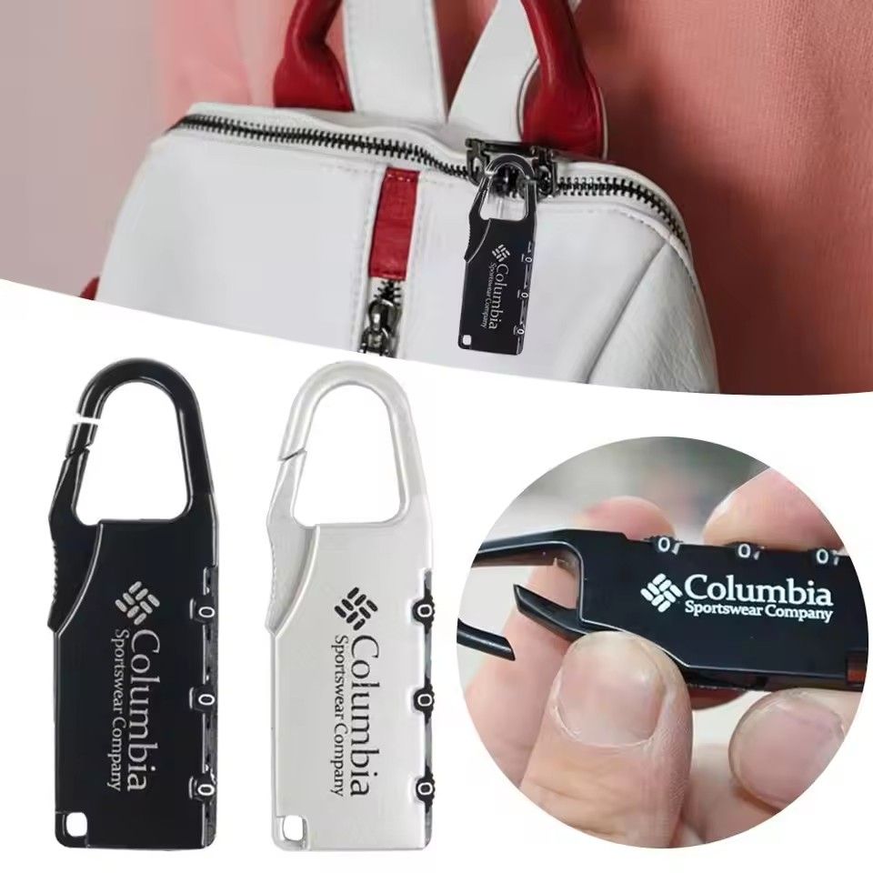 Mini Alloy Number Combination Code Lock Luggage Padlock Zipper Bag Backpack Handbag Drawer Cabinet Luggage Lock Anti-Theft Tools C-641
