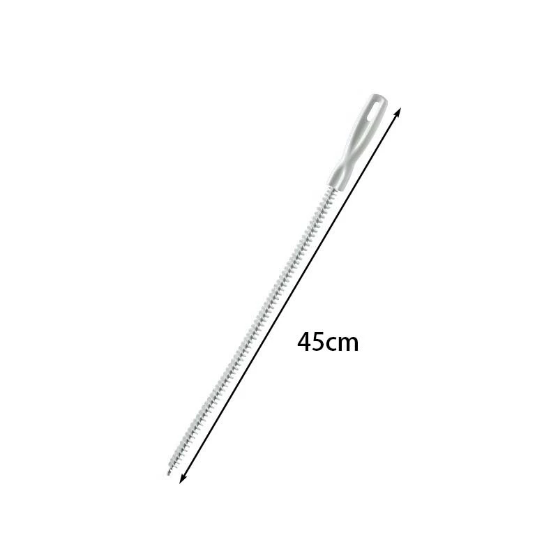 1PC Pipe Dredging Artifact Kitchen Sewer Tool Cleaning Brush Hair Cleaner Dredging Tool