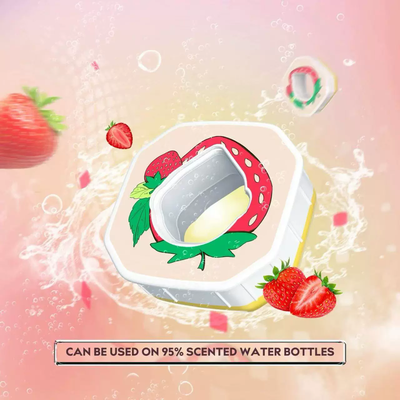 1PC Flavour Scent Pods Water Bottle Flavor Caps 0 Sugar 0 Calorie Multi-flavor Fragrance Ring with Fragrance Drink More Water