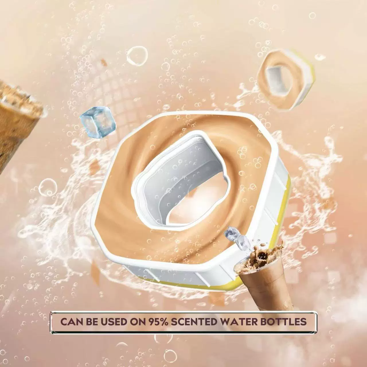 1PC Flavour Scent Pods Water Bottle Flavor Caps 0 Sugar 0 Calorie Multi-flavor Fragrance Ring with Fragrance Drink More Water