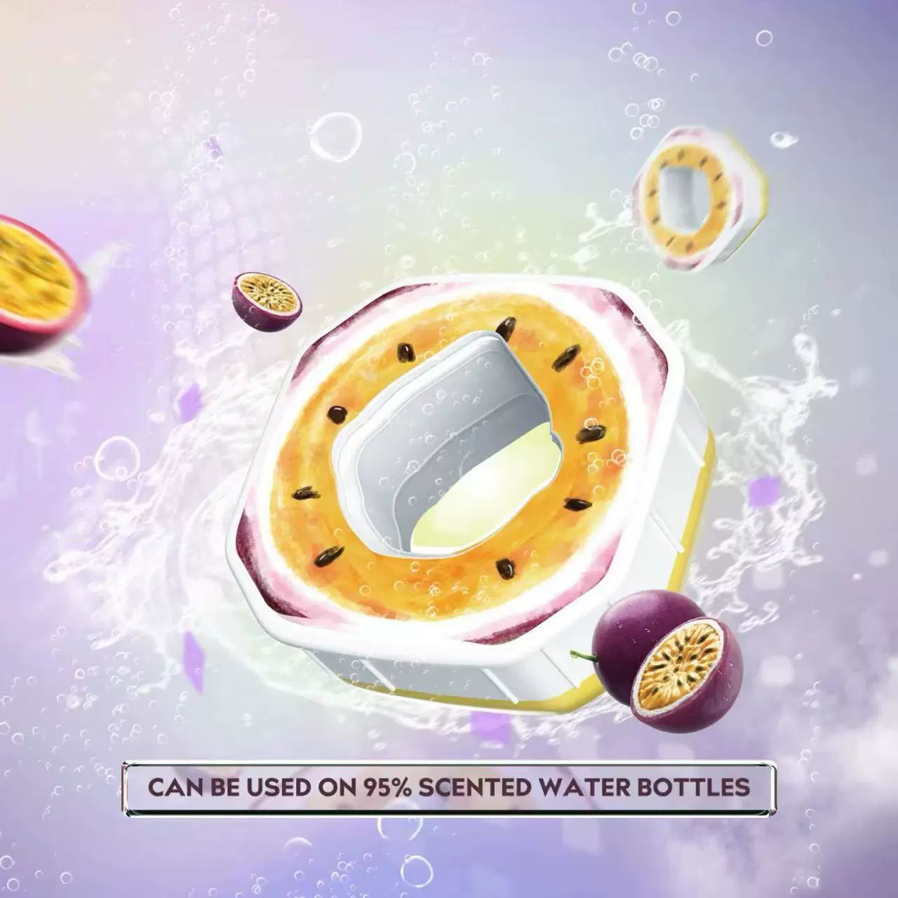 1PC Flavour Scent Pods Water Bottle Flavor Caps 0 Sugar 0 Calorie Multi-flavor Fragrance Ring with Fragrance Drink More Water
