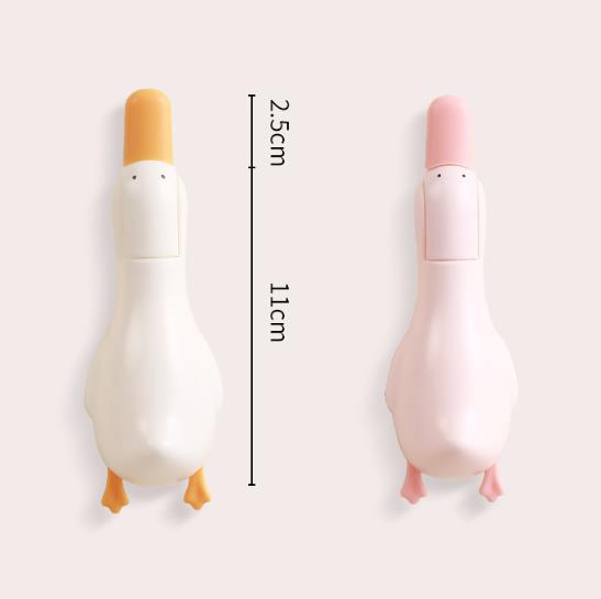 1PC  Hair cleaning clip, cute duck hair clip, sewer floor drain, garbage cleaning tool, bathroom clip