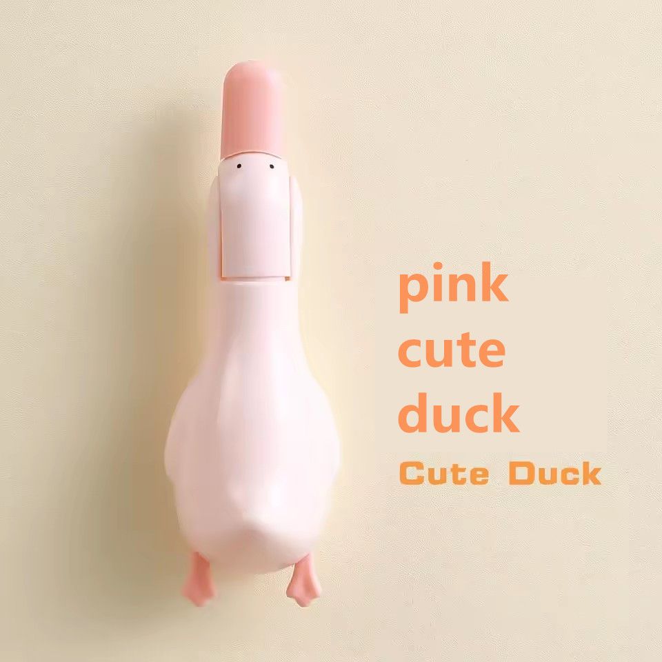 1PC  Hair cleaning clip, cute duck hair clip, sewer floor drain, garbage cleaning tool, bathroom clip