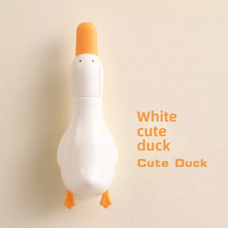 1PC  Hair cleaning clip, cute duck hair clip, sewer floor drain, garbage cleaning tool, bathroom clip
