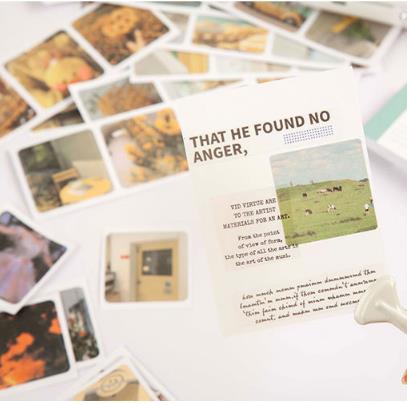 30pcs Ins Material Stickers Book Scrapbooking Junk Journal Creative Stationery DIY Deco Stickers