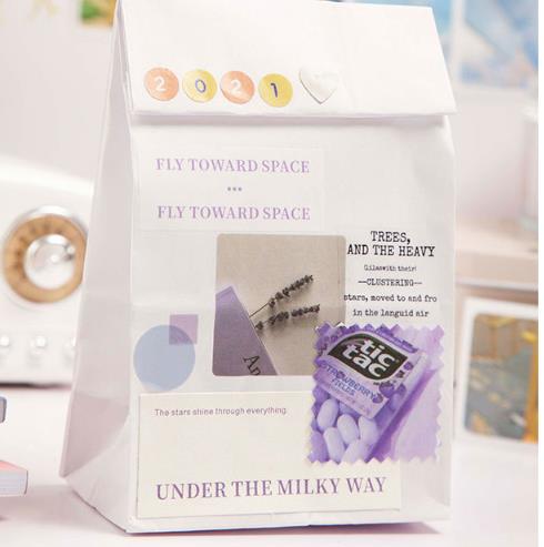 30pcs Ins Material Stickers Book Scrapbooking Junk Journal Creative Stationery DIY Deco Stickers