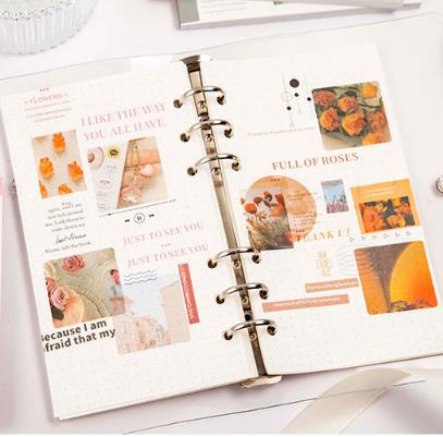 30pcs Ins Material Stickers Book Scrapbooking Junk Journal Creative Stationery DIY Deco Stickers