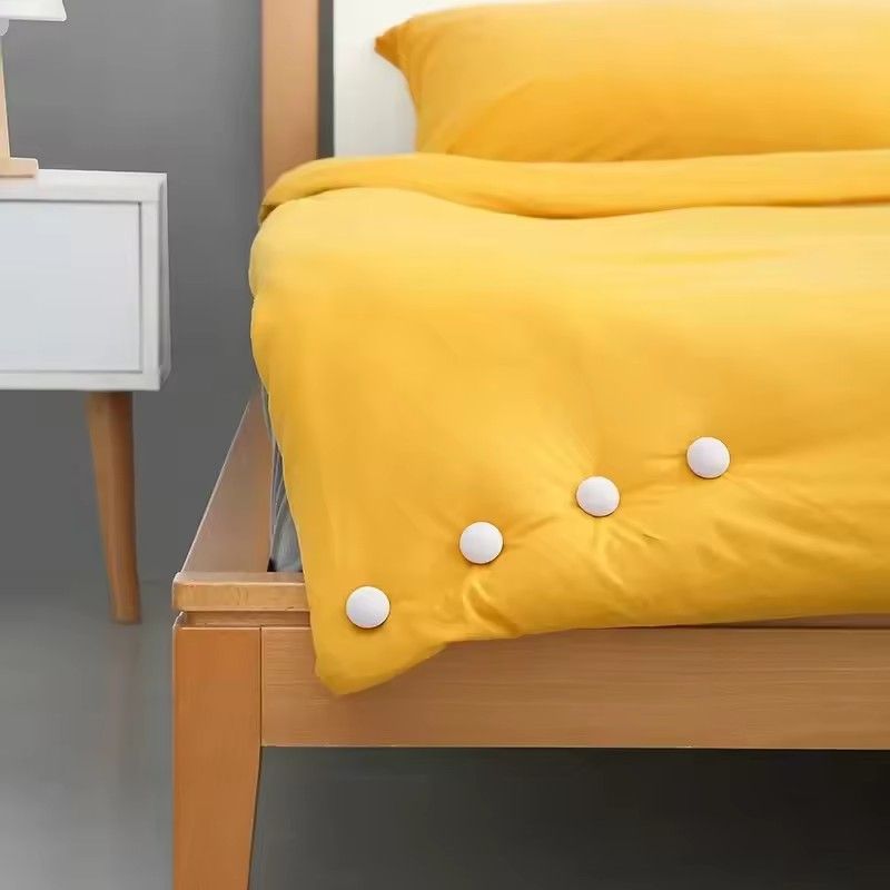 4PCS Quilt Holder Button Quilt Cover Quilt Anti running Button Bed Sheet Non slip Needle free Safety Invisible Quilt Artifact