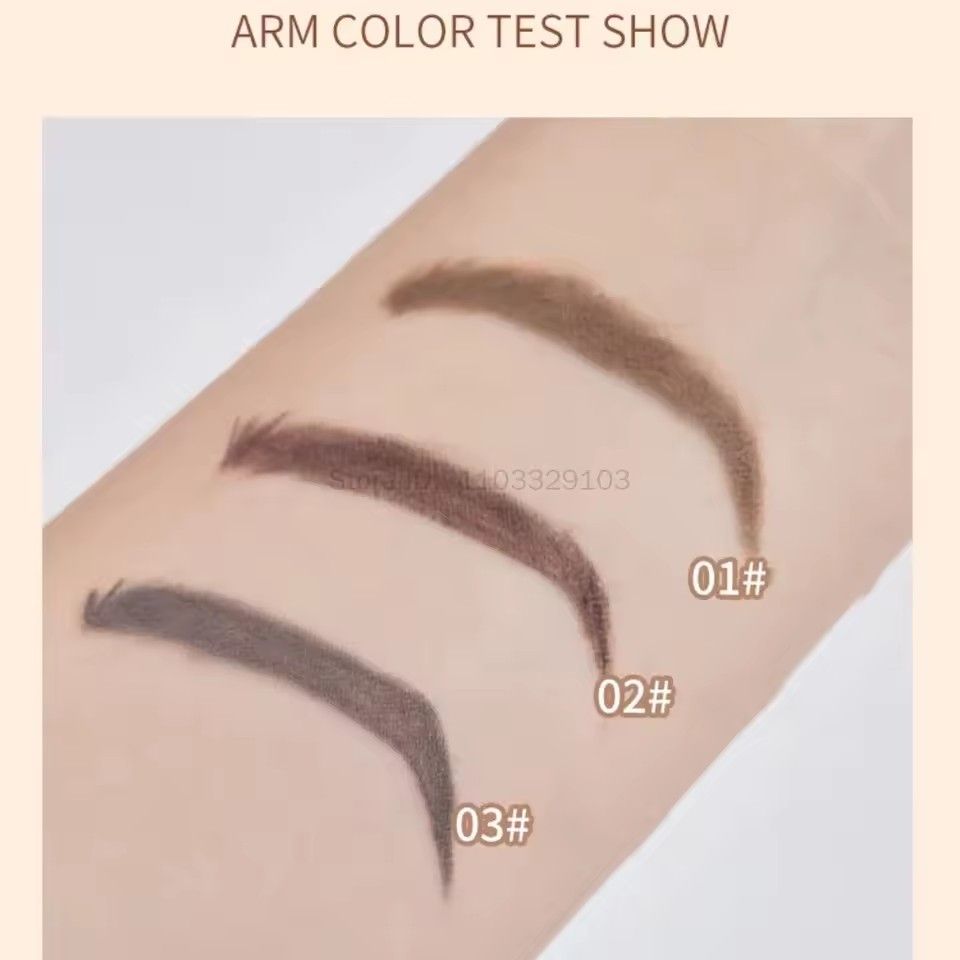 1PC Smooth and natural 3D eyebrow dye, long-lasting waterproof, non smudging, eyebrow powder, eyebrow pencil, makeup view 6