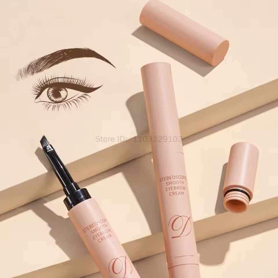 1PC Smooth and natural 3D eyebrow dye, long-lasting waterproof, non smudging, eyebrow powder, eyebrow pencil, makeup view 2