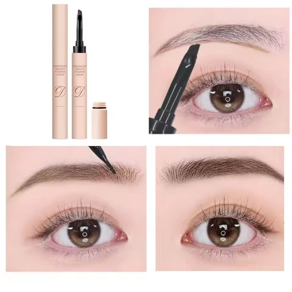 1PC Smooth and natural 3D eyebrow dye, long-lasting waterproof, non smudging, eyebrow powder, eyebrow pencil, makeup view 10