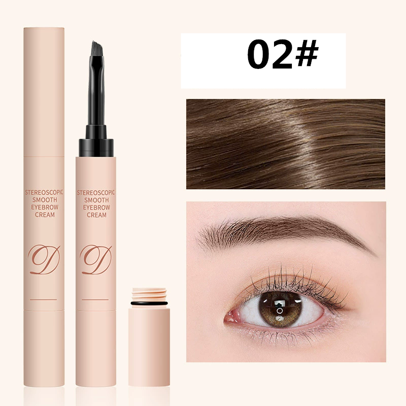 1PC Smooth and natural 3D eyebrow dye, long-lasting waterproof, non smudging, eyebrow powder, eyebrow pencil, makeup view 8